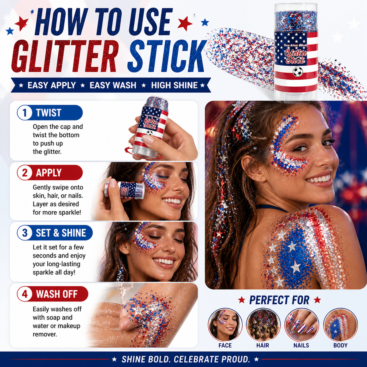 Mistivov™4th of July Glitter Stick