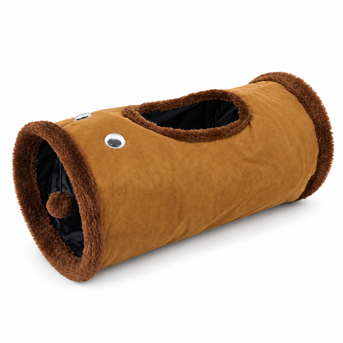 Interactive Plush Cat Tunnel Toy